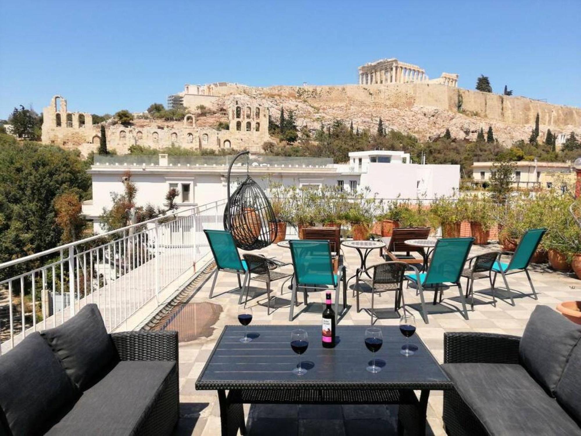 Stunning Acropolis View Apartment Athen Exterior foto