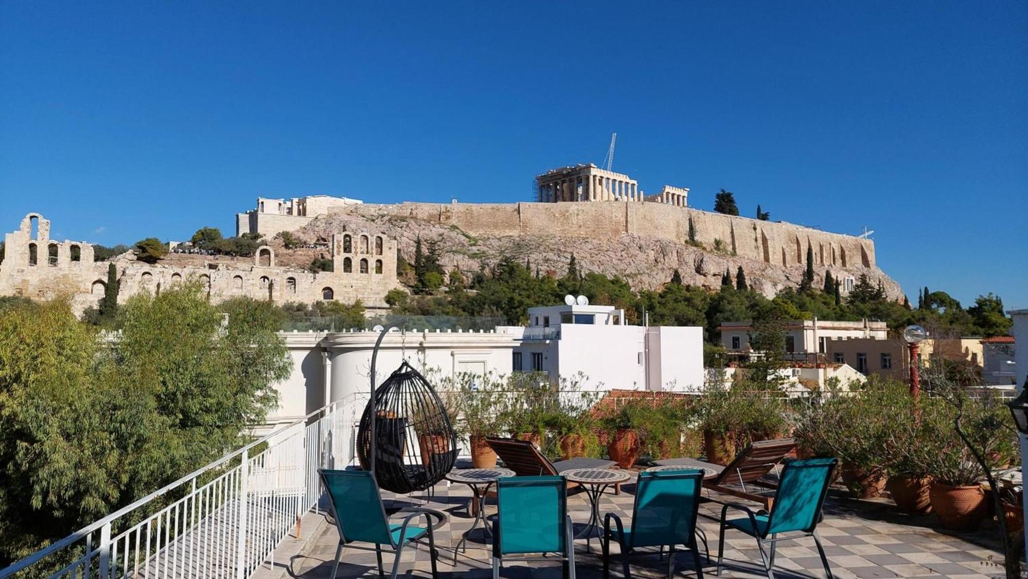 Stunning Acropolis View Apartment Athen Exterior foto