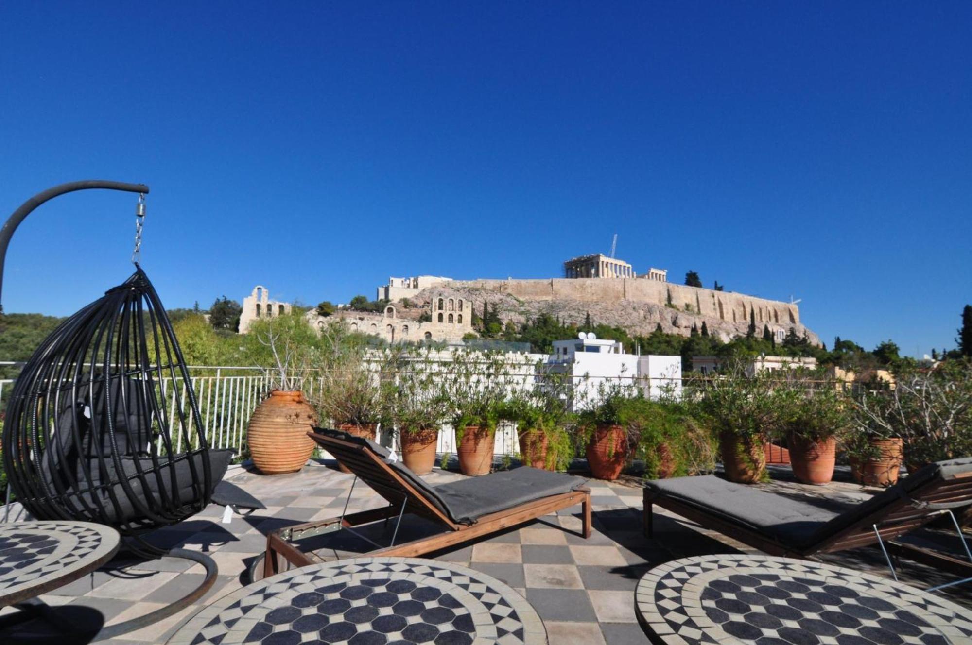 Stunning Acropolis View Apartment Athen Exterior foto